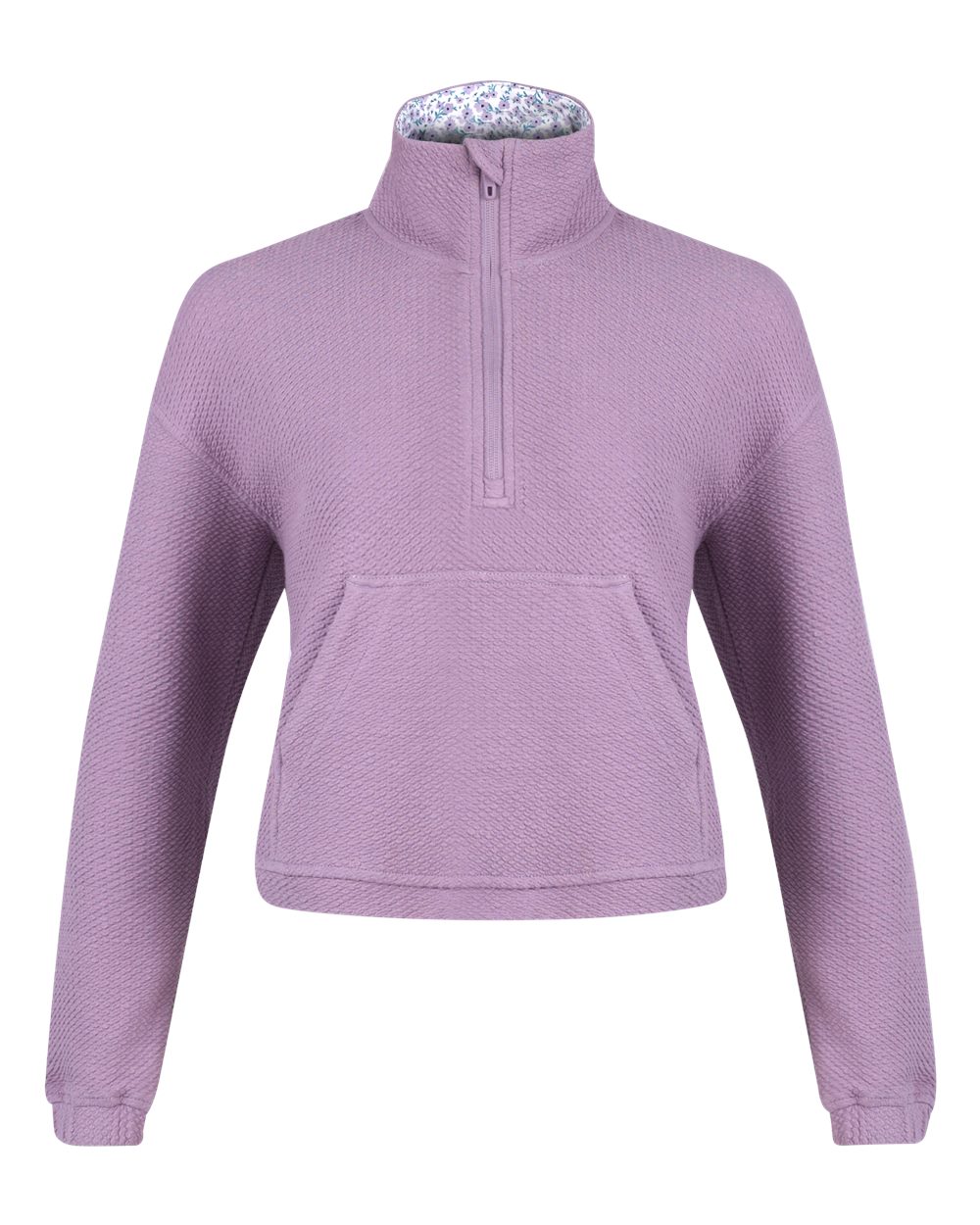 Swannies Swkl400l Women’s Kenna Quarter-zip Pullover - Lavender Frost