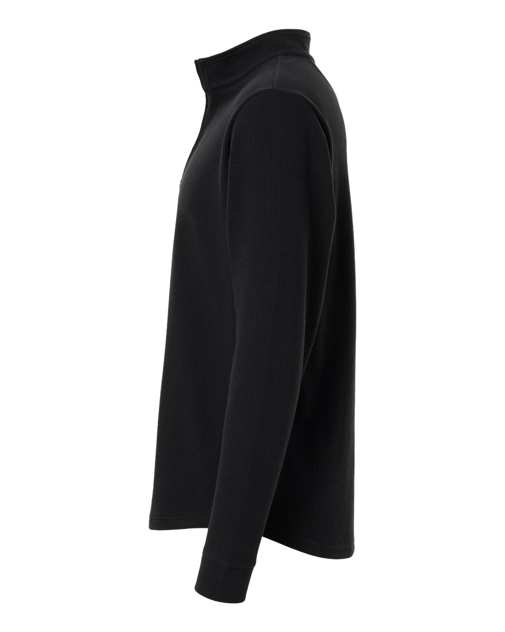 Swannies Swl500 Men’s Luke Quarter-zip Pullover - Black