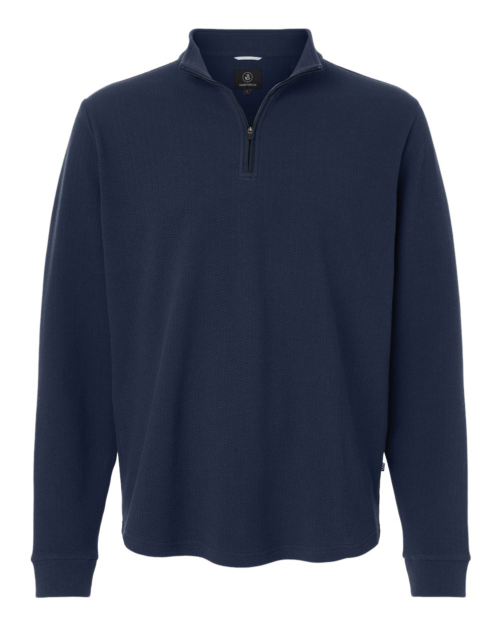 Swannies Swl500 Men’s Luke Quarter-zip Pullover - Navy