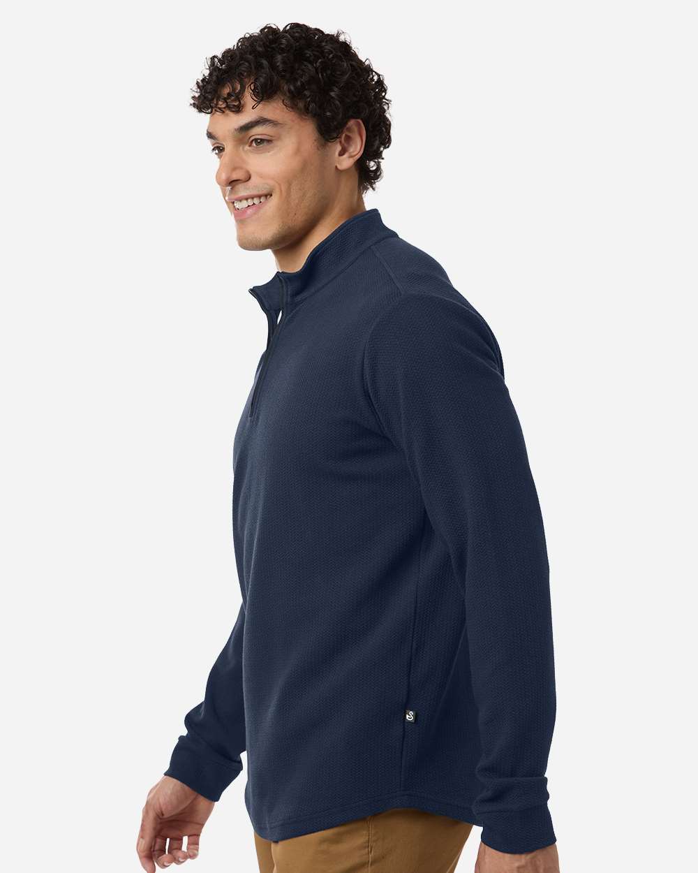 Swannies Swl500 Men’s Luke Quarter-zip Pullover - Navy