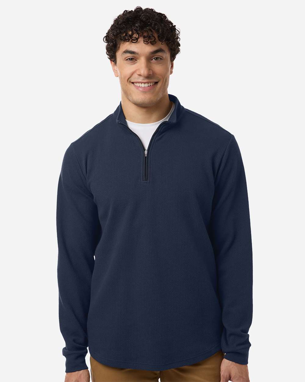Swannies Swl500 Men’s Luke Quarter-zip Pullover - Navy