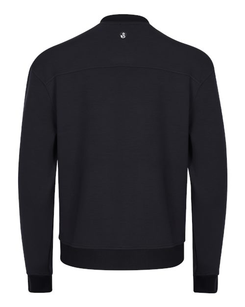 Swannies Swm500l Women’s Margaret Cross Neck Sweatshirt - Black