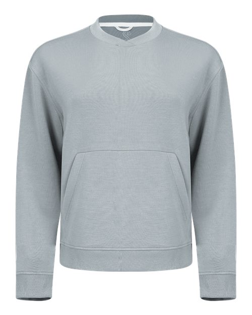 Swannies Swm500l Women’s Margaret Cross Neck Sweatshirt - Glacier