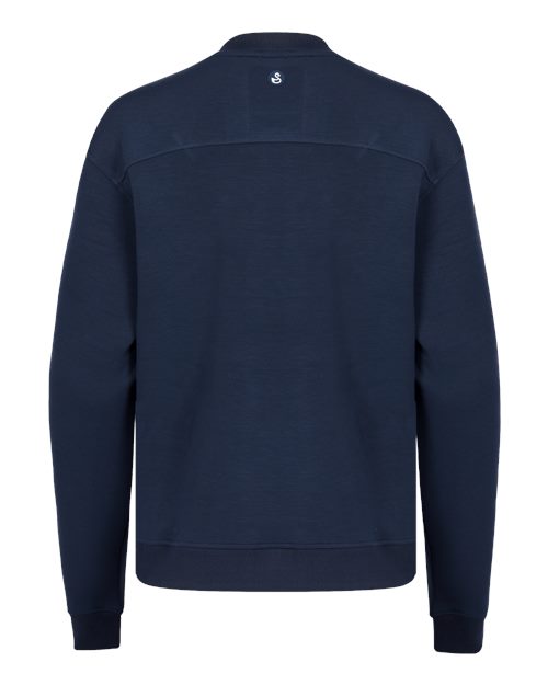 Swannies Swm500l Women’s Margaret Cross Neck Sweatshirt - Navy