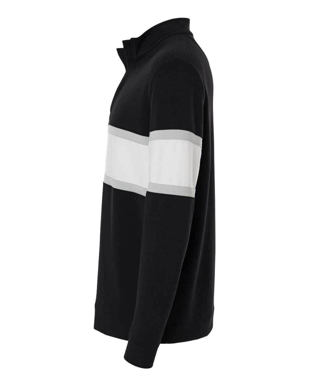 Swannies Swoq500 Men’s Owen Quarter-zip Pullover - Black White