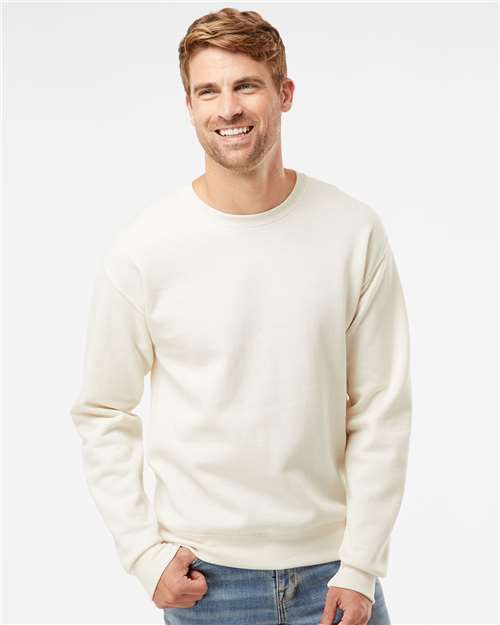 Sweet Cream Heather NuBlend® Crewneck Sweatshirt - 562MR