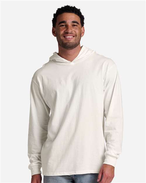Sweet Cream Heather Unisex Classics™ Jersey Hooded T-Shirt - 363LH