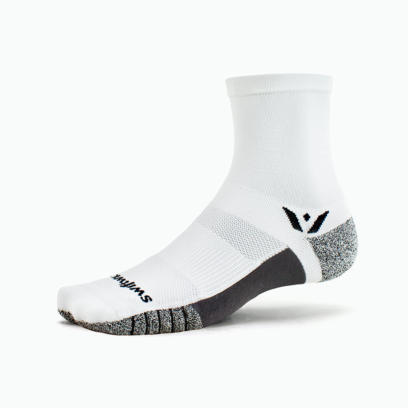 Swiftwick Flite Xt Mid-crew (white) - Wht / s