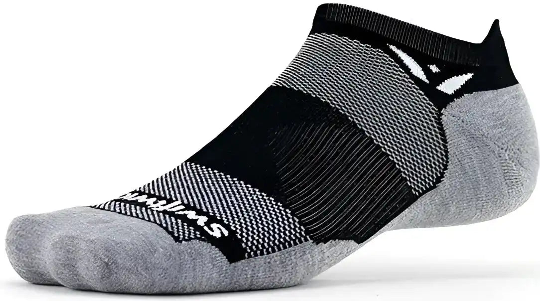 Swiftwick Maxus Zero Tab no Show Socks - White