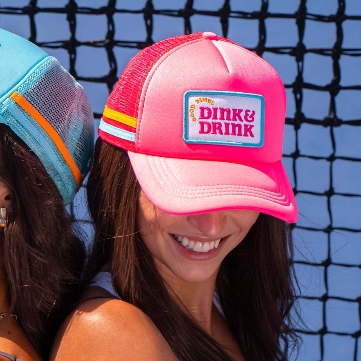 Dink & Drink Pink Foam Snapback Cap