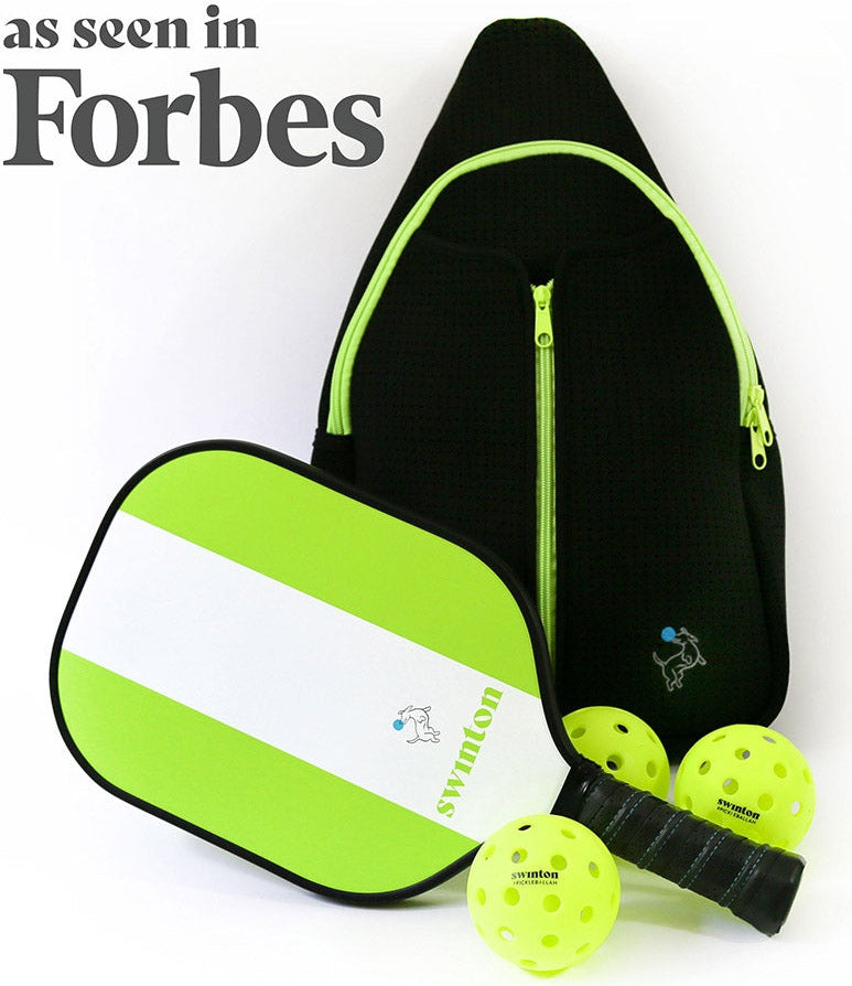 Pickleball Starter Bundle - Black Sling Bag Combo
