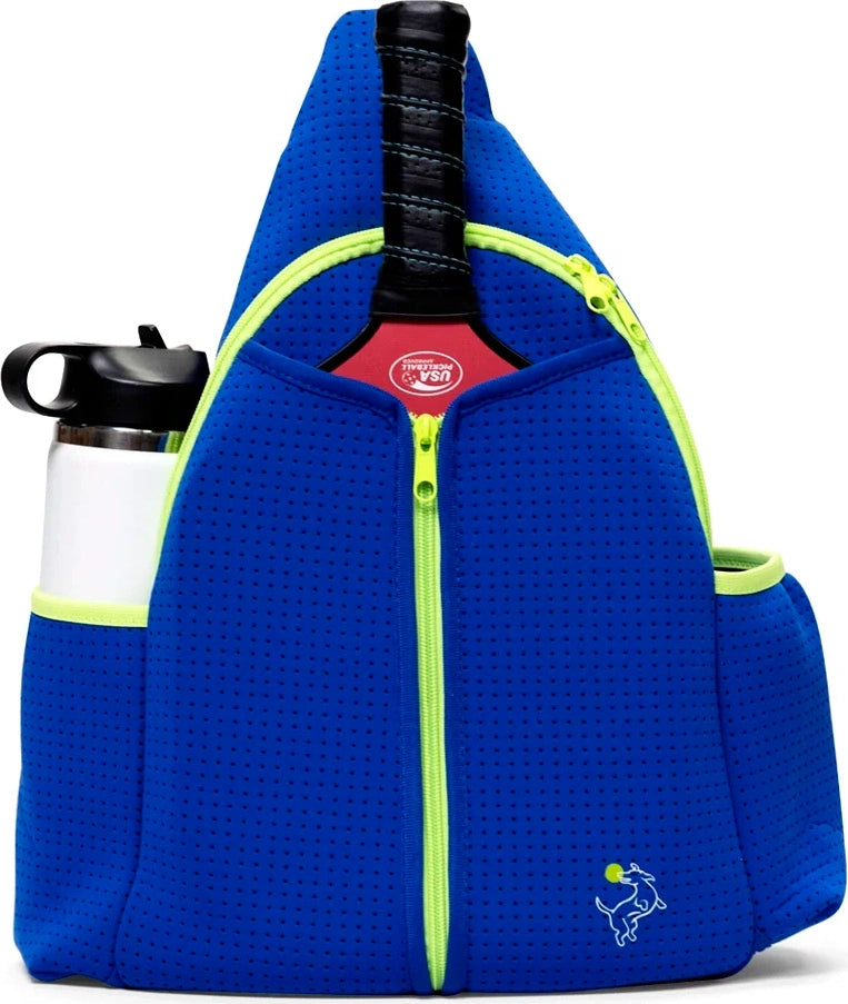 Pickleball Paddle Sling Bag - Royal Blue