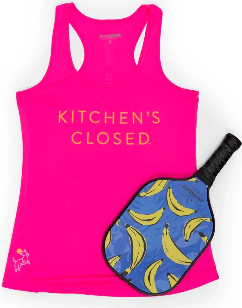 Women's Pickleball Performance Tank Hot Pink