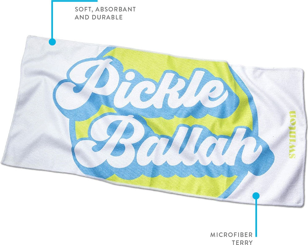 Pickleball Sports Towel White