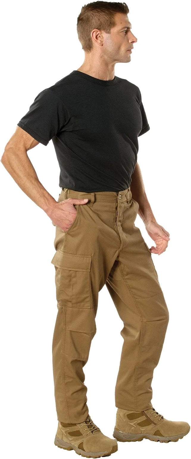 Tactical Bdu Pants - Coyote Brown / l