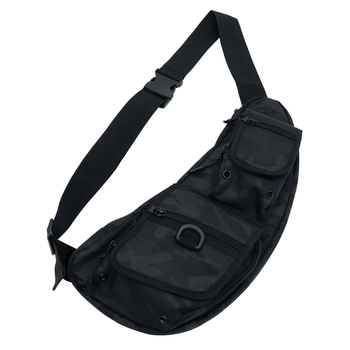 Tactical Crossbody Bag - Midnight Black Camo