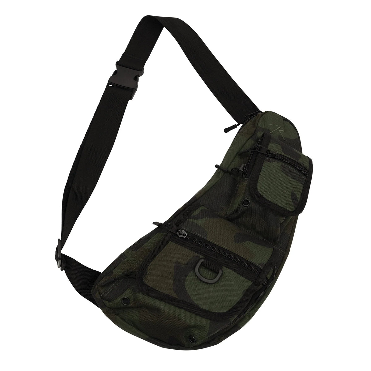 Tactical Crossbody Bag - Midnight Woodland Camo