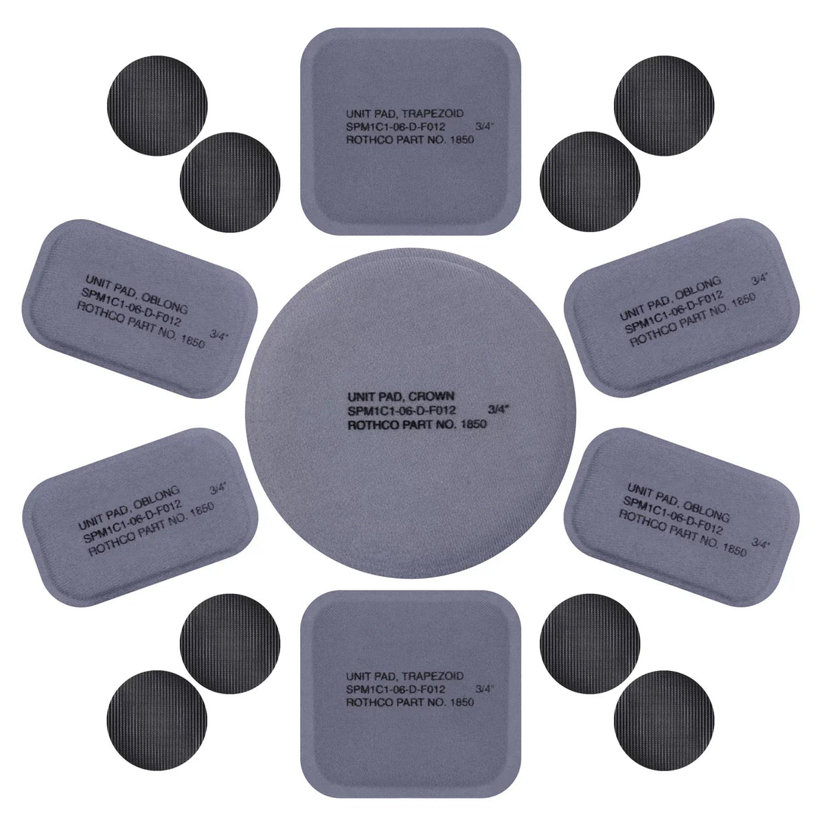 Tactical Helmet Replacement Pad Set