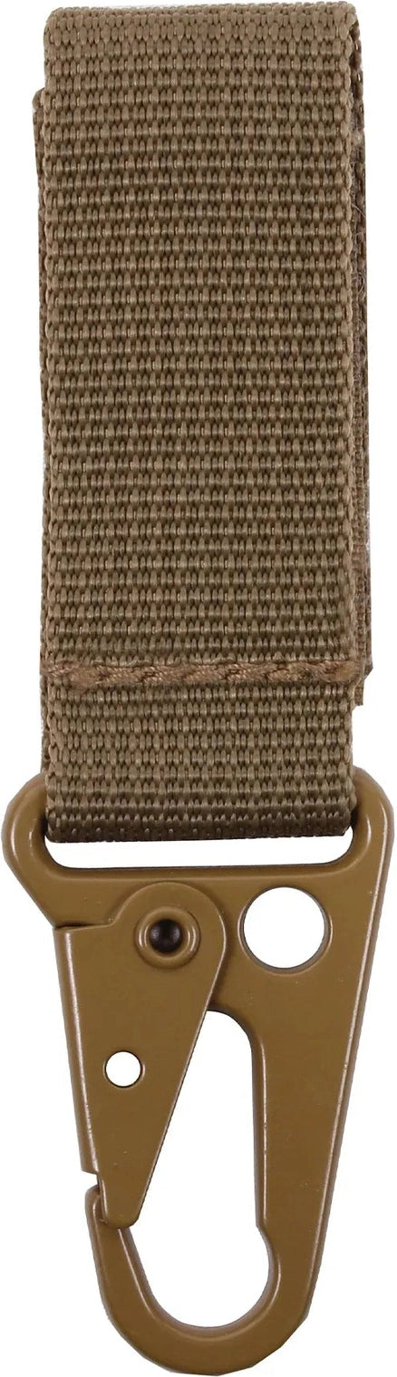 Tactical Key Clip - Coyote Brown