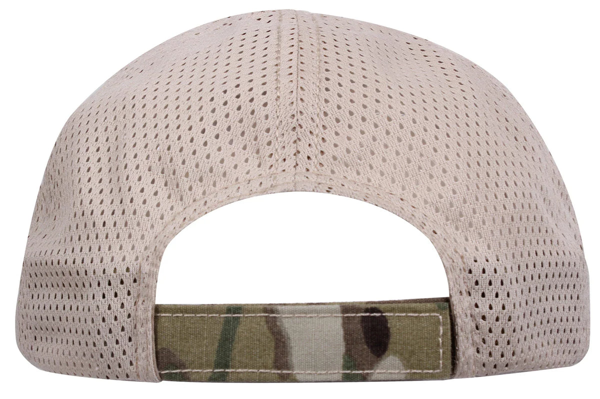 Tactical Mesh Back Cap with Embroidered us Flag