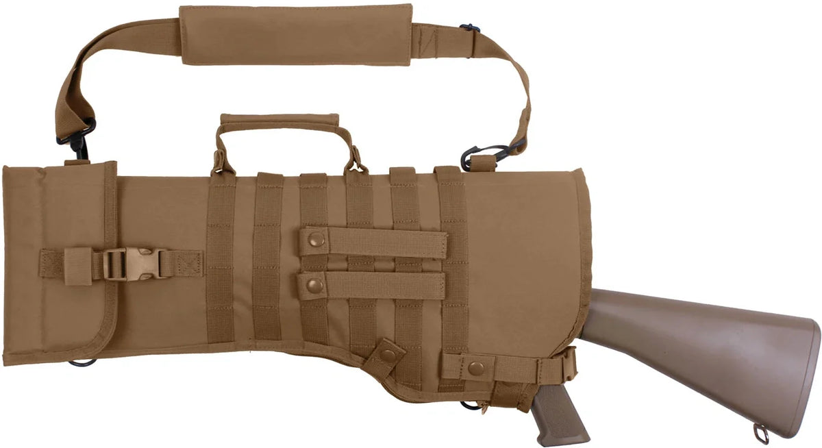 Tactical Molle Rifle Scabbard - Coyote Brown
