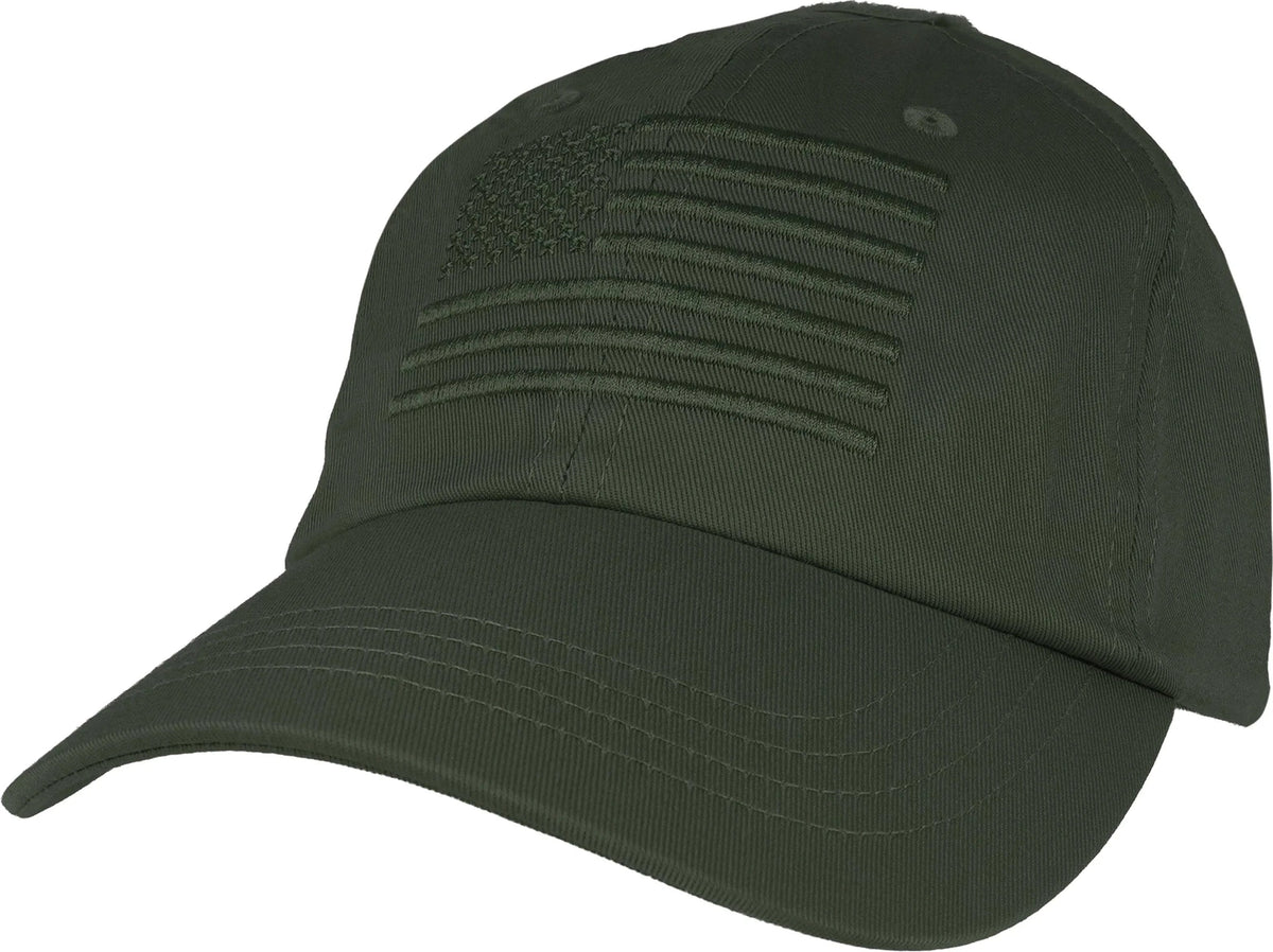 Tactical Operator Cap with us Flag - Olive Drab