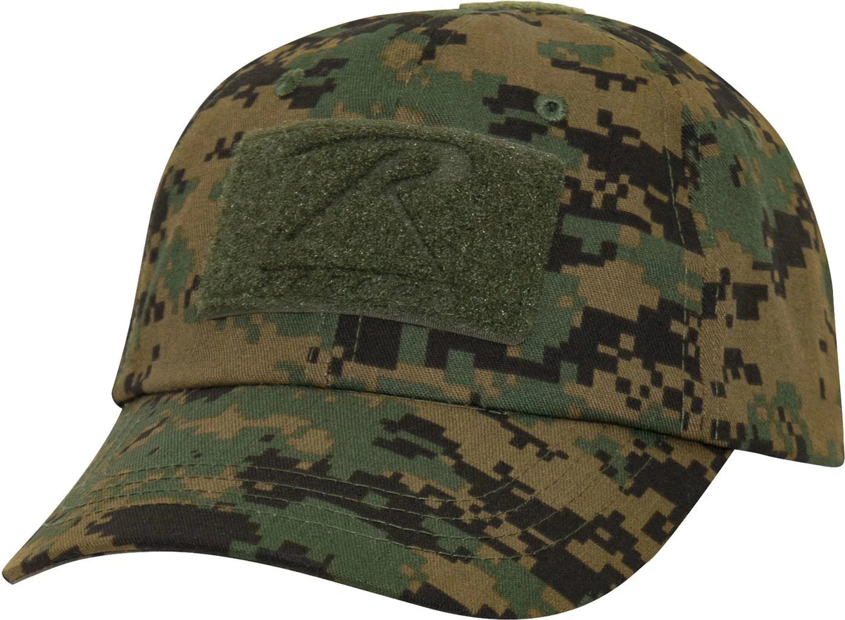 Tactical Operator Cap - Woodland Digital Camo