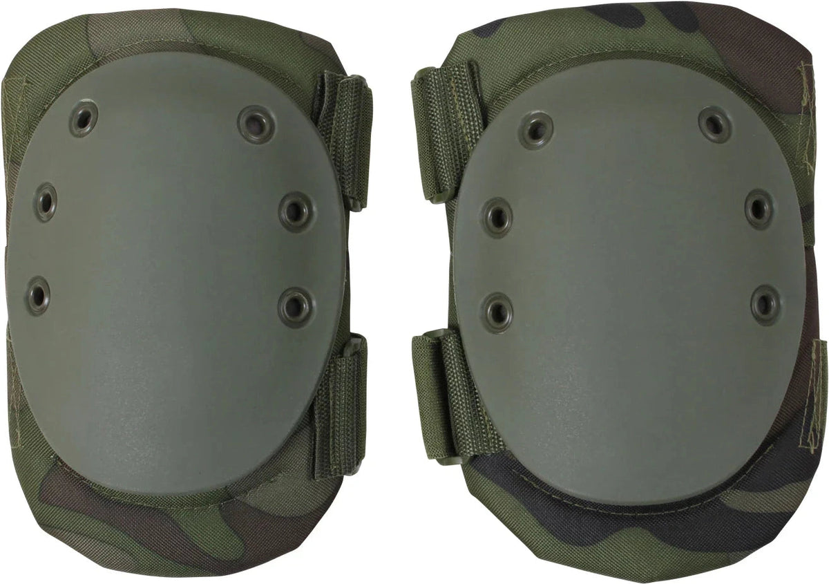 Tactical Protective Gear Knee Pads - Woodland Camo
