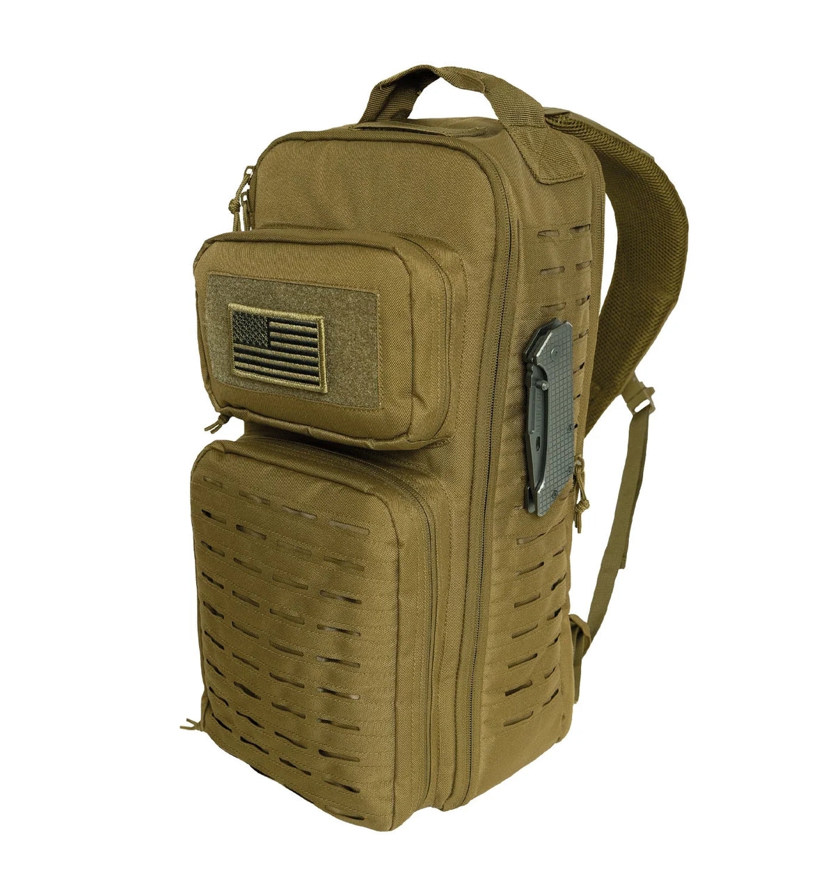 Tactical Single Sling Pack with Laser Cut Molle