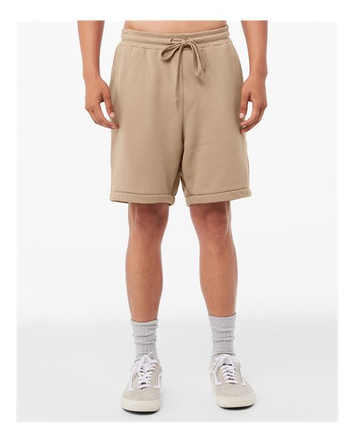 Tan Sponge Fleece Shorts - 3724