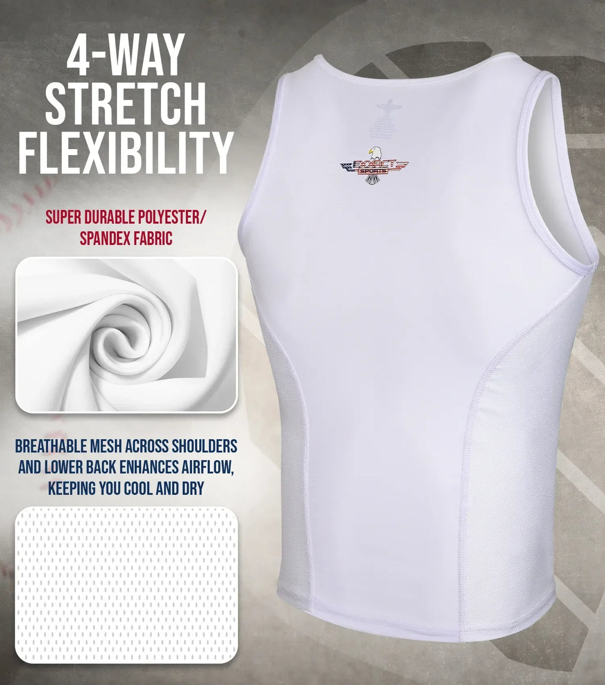 Tank Top Boys Baseball Chest Protector (patriot)