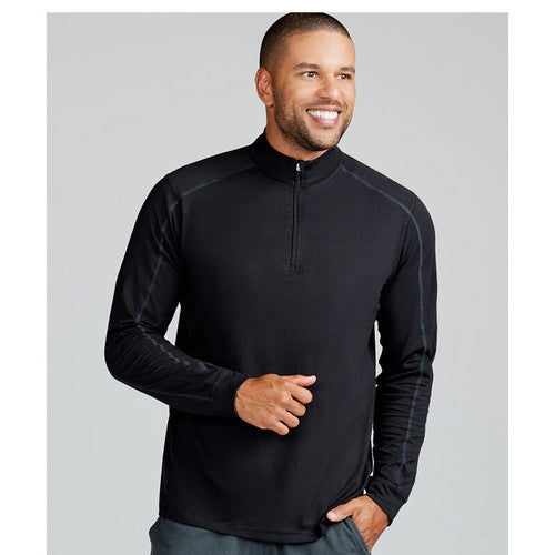Tasc Carrollton 1/4 Zip Top Men's Black