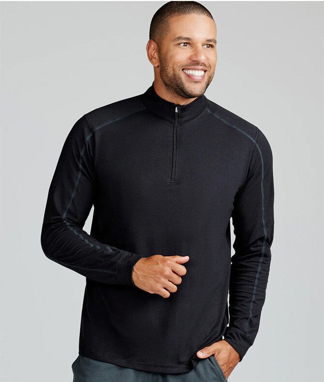 Tasc Carrollton 1/4 Zip Top Men’s - Black
