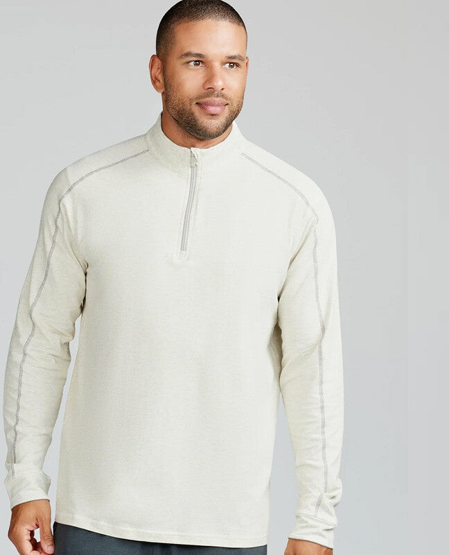 Tasc Carrollton 1/4 Zip Top Men’s - White