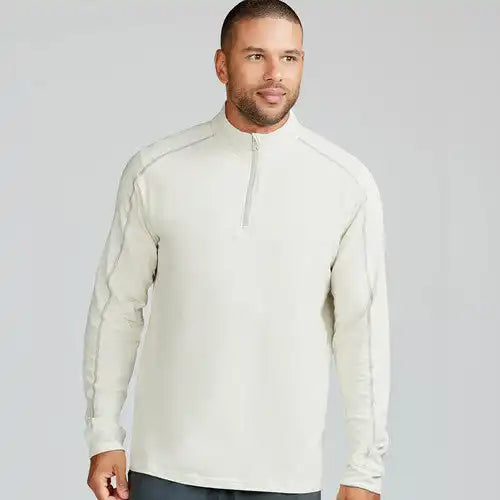 Tasc Carrollton 1/4 Zip Top Men’s White