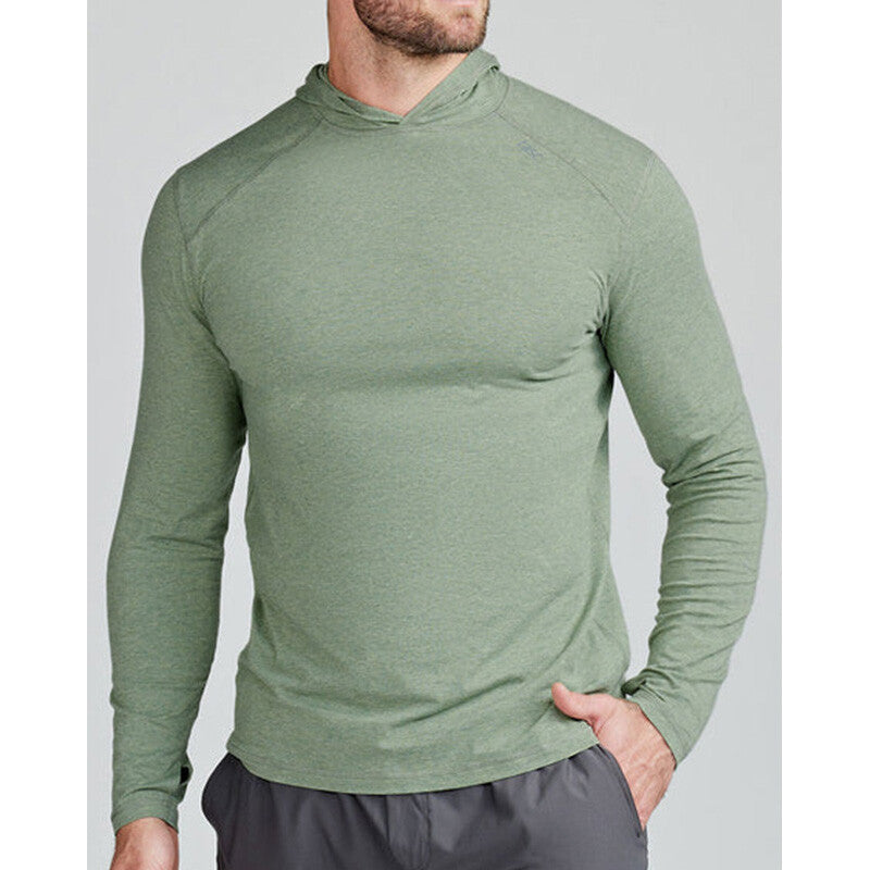 Tasc Carrollton Lightweight Hoodie (m) (chambray Heather) - Grn / s