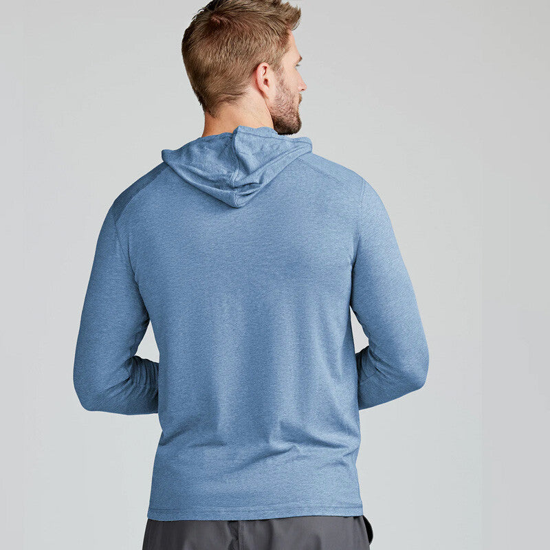 Tasc Carrollton Lightweight Hoodie (m) (chambray Heather)