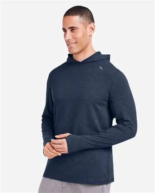 Tasc Performance Inc Tm405h Carrollton Lightweight Hooded Long Sleeve T-shirt - Classic Navy Heather