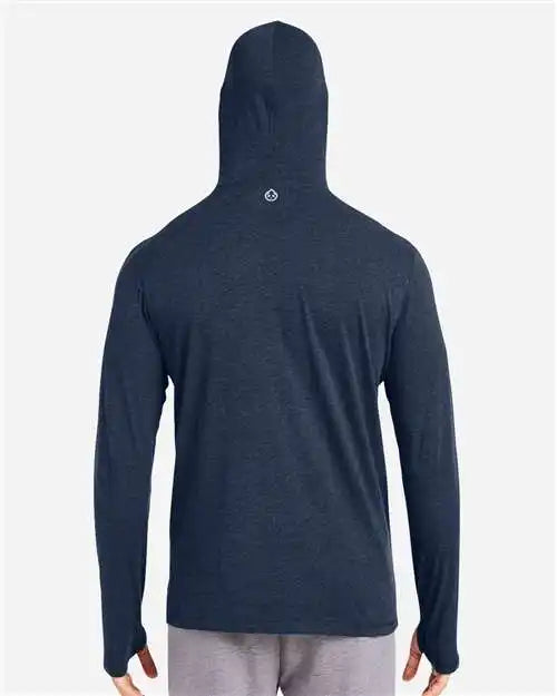 Tasc Performance Inc Tm405h Carrollton Lightweight Hooded Long Sleeve T-shirt - Classic Navy Heather