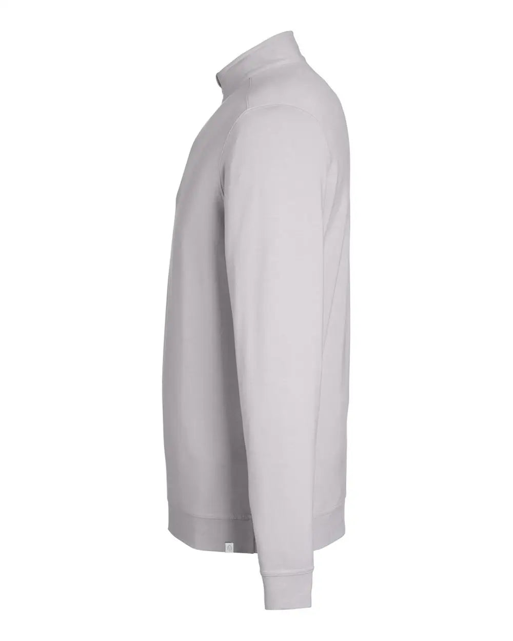 Tasc Performance Inc Tm616 Cloud French Terry Quarter-zip Pullover - Silver