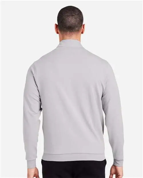 Tasc Performance Inc Tm616 Cloud French Terry Quarter-zip Pullover - Silver