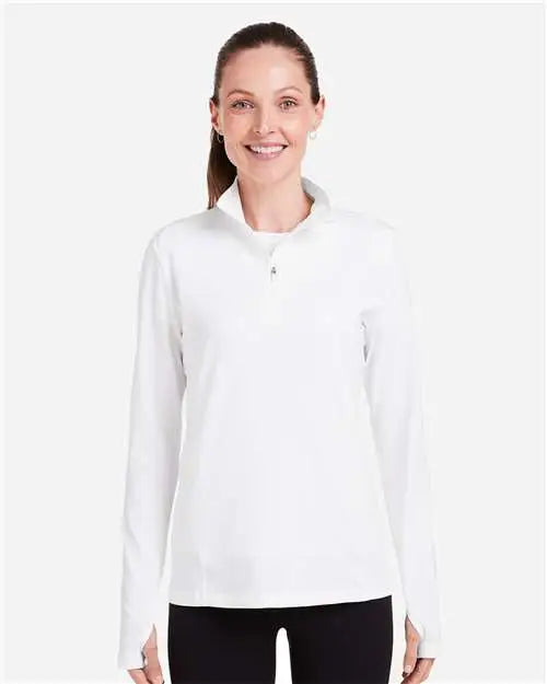 Tasc Performance Inc Tw300 Women’s Recess Quarter-zip Pullover - White