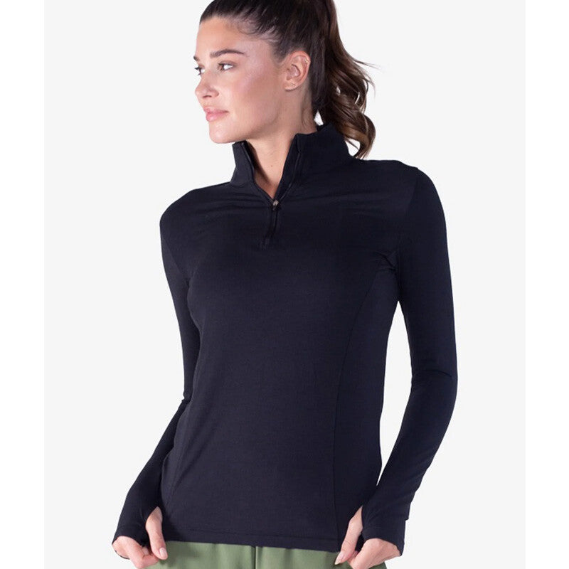 Tasc Recess 1/4 Zip Women's Black