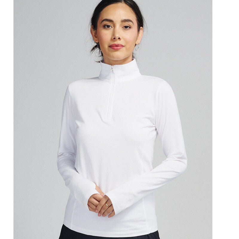 Tasc Recess 1/4 Zip Women's White