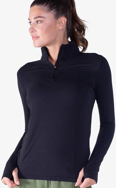 Tasc Recess 1/4 Zip Women’s - Black