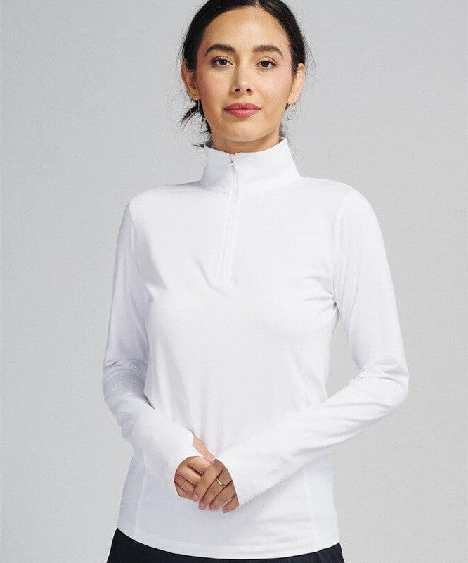 Tasc Recess 1/4 Zip Women’s - White
