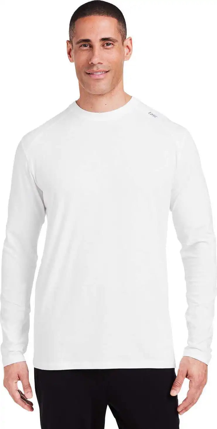 Tasc Tm310 Men’s Carrollton Fitness Long-sleeve T-shirt - White