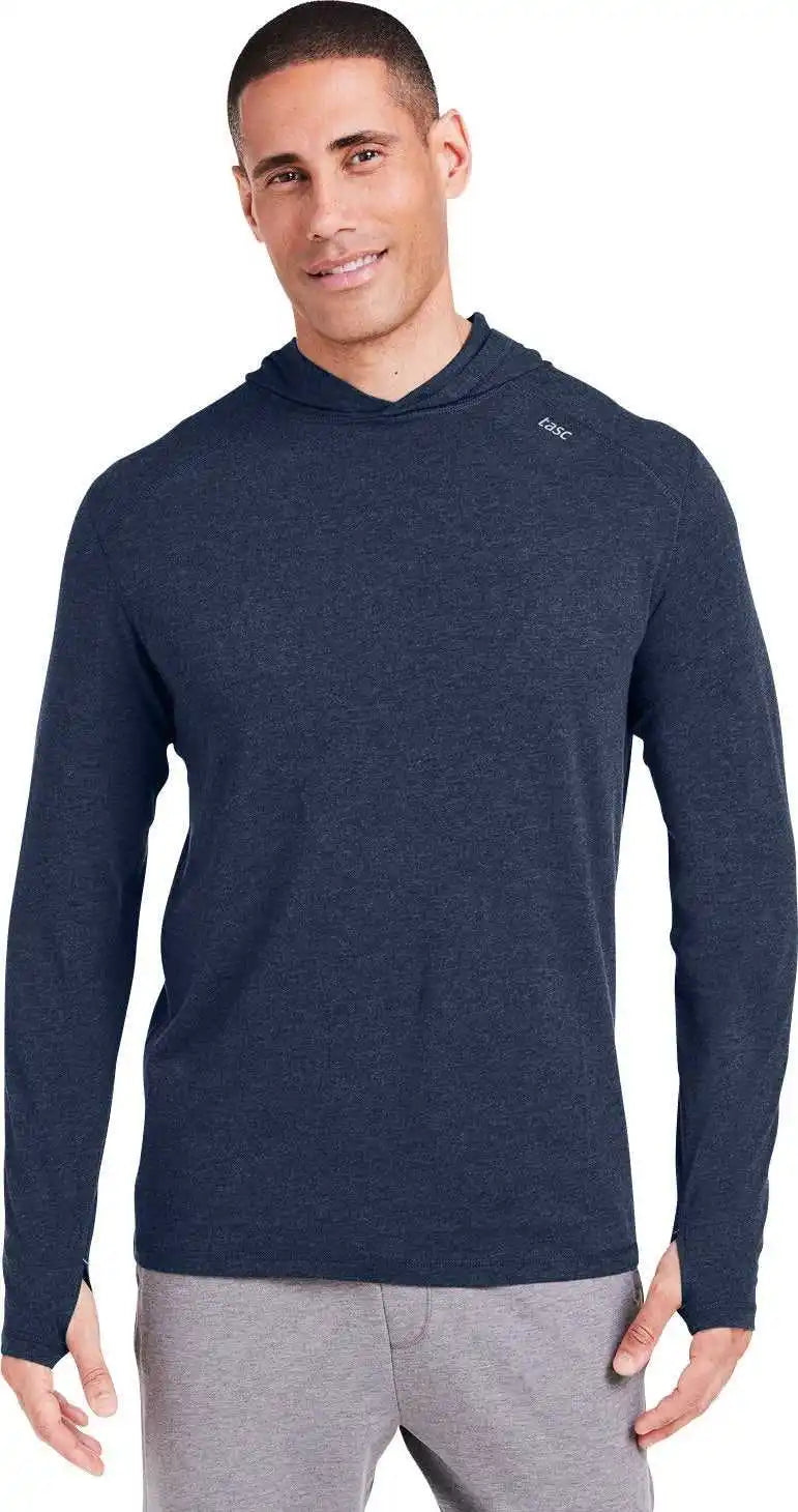 Tasc Tm405h Men’s Carrollton Lightweight Hooded Pullover Classc Navy Hthr