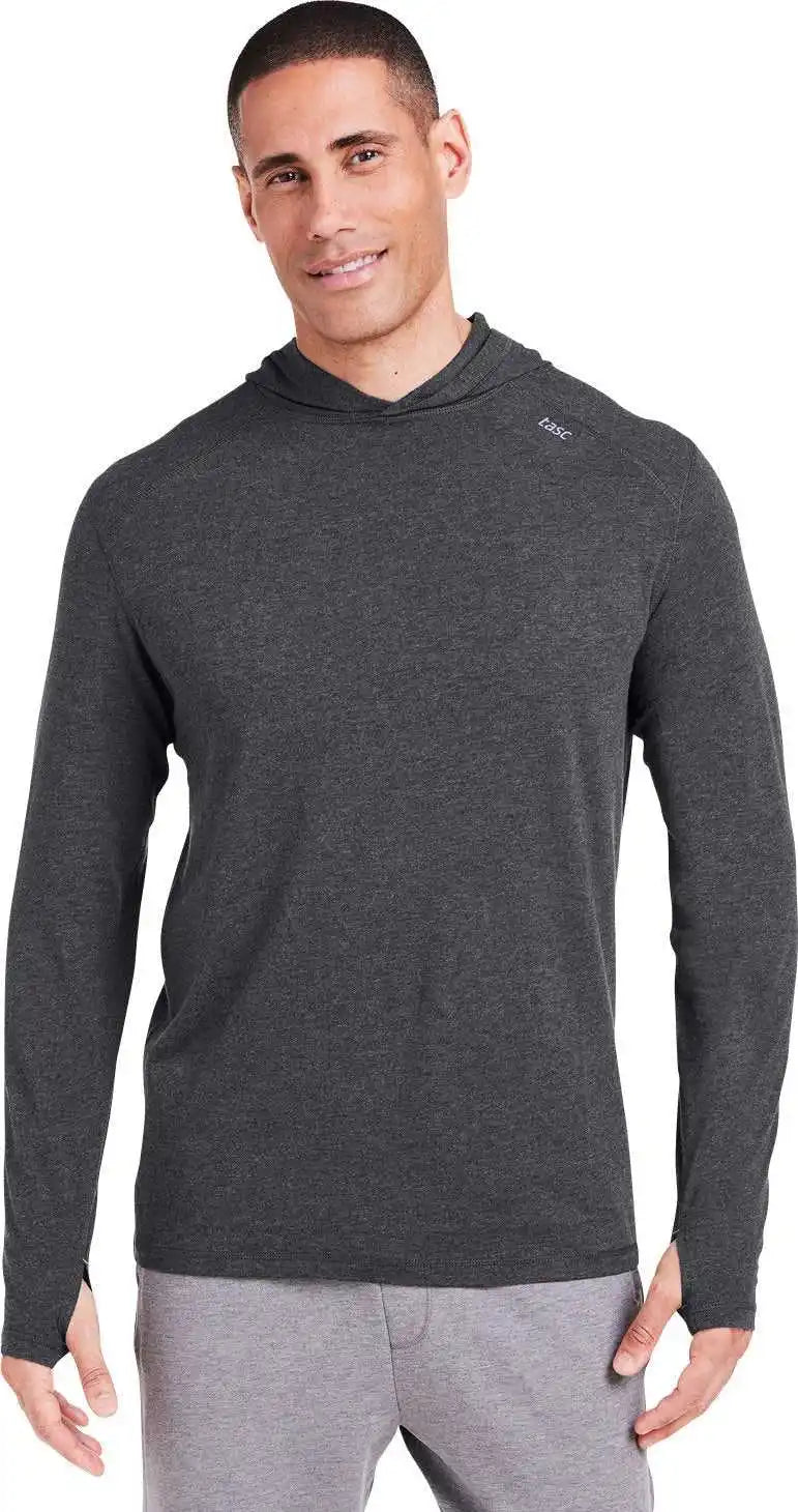 Tasc Tm405h Men’s Carrollton Lightweight Hooded Pullover Iron Heather