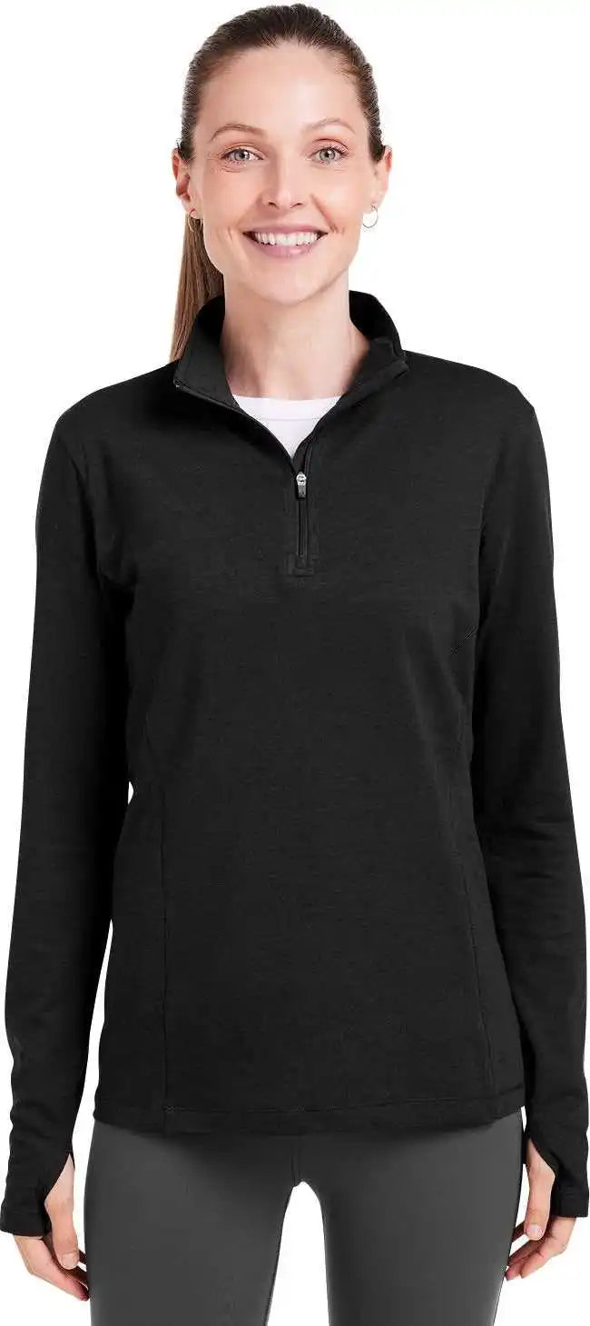 Tasc Tw300 Ladies’ Recess Quarter-zip - Black